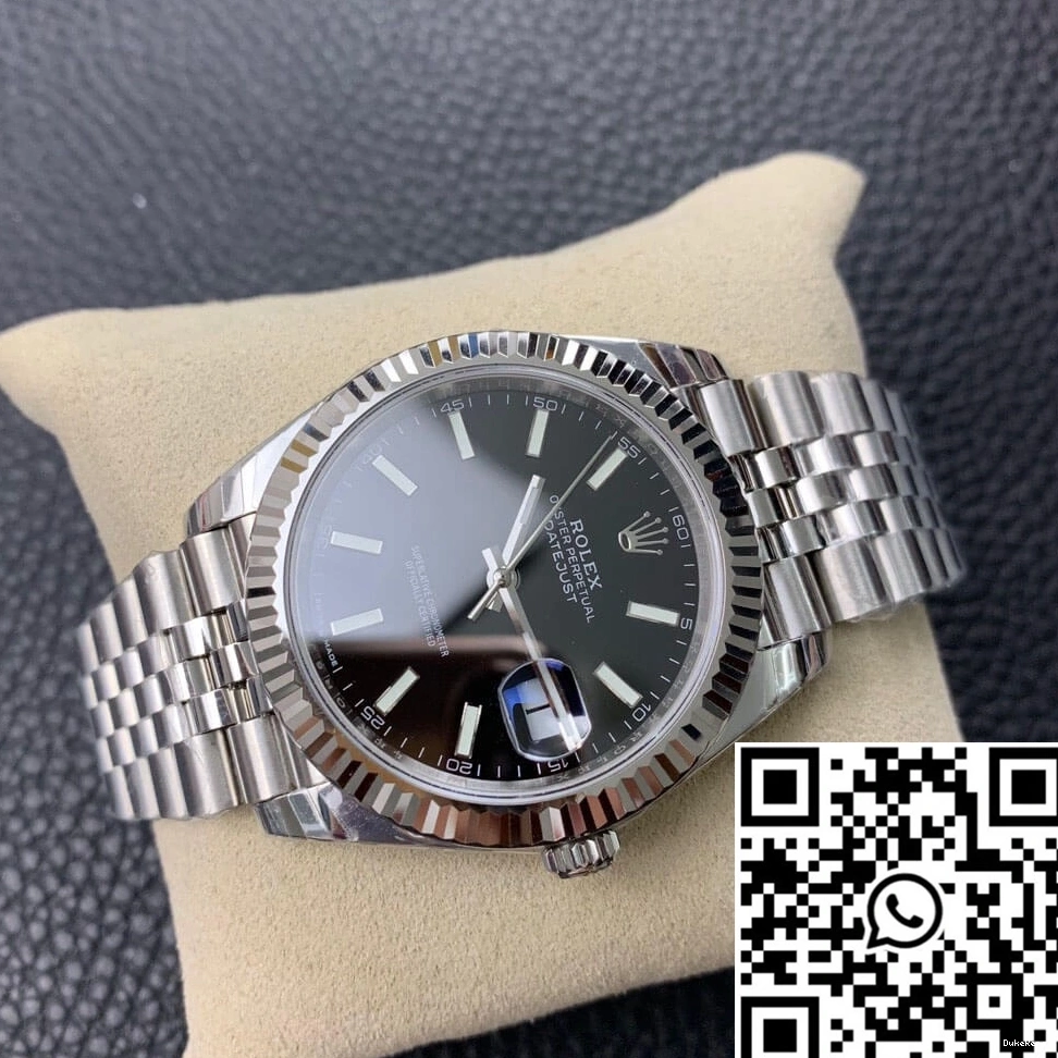 Dial Black Datejust M126334-0018 Rolex Factory EW 0505